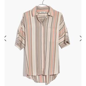 Madewell Courier Shirt in Aldwin Stripe - Size S